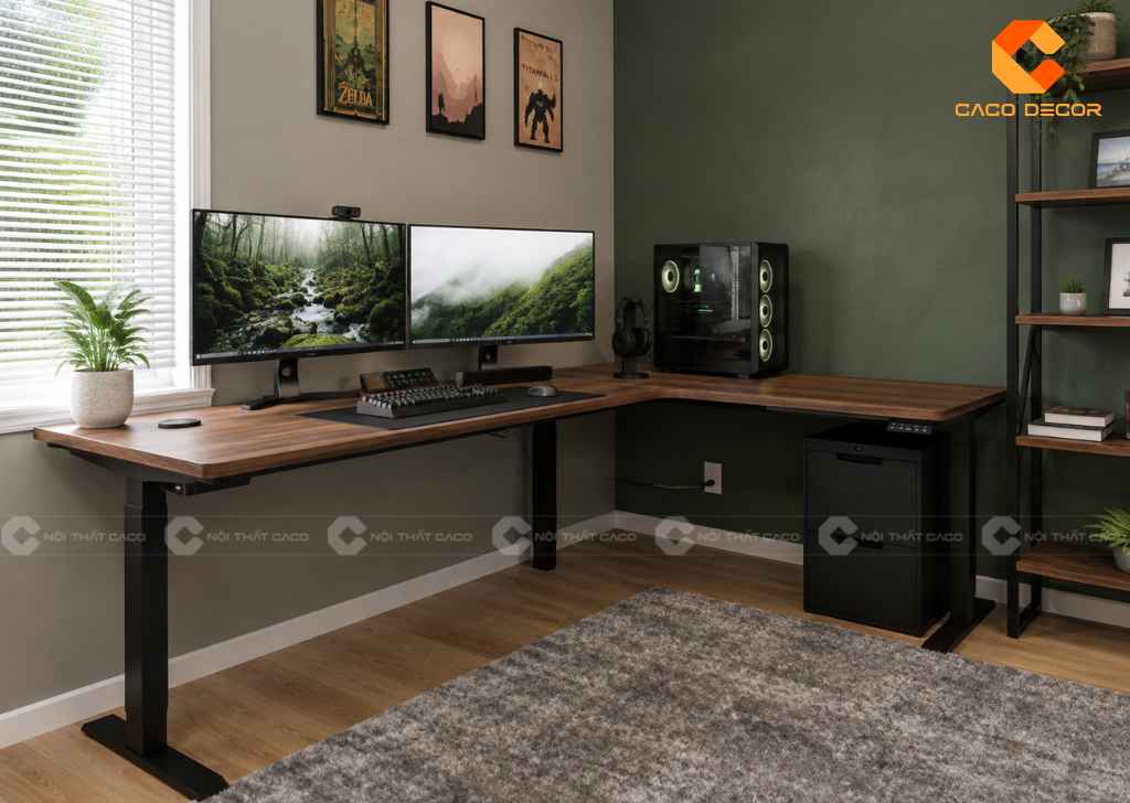 20 Mẫu Bàn Gaming Chữ Z, K, L Đẹp, Dễ Setup 2026 3