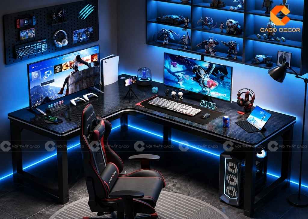 20 Mẫu Bàn Gaming Chữ Z, K, L Đẹp, Dễ Setup 2026 2