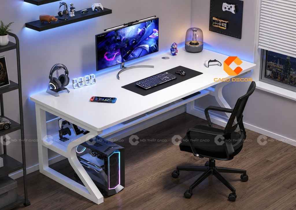 20 Mẫu Bàn Gaming Chữ Z, K, L Đẹp, Dễ Setup 2026 14