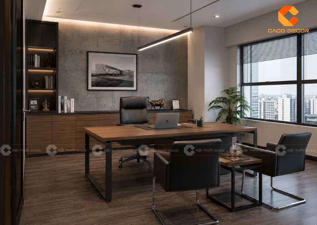 Thiết Kế Phòng Giám Đốc 20m2 Hiện Đại, Tối Ưu Không Gian 5