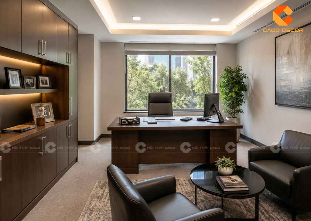Thiết Kế Phòng Giám Đốc 20m2 Hiện Đại, Tối Ưu Không Gian 8