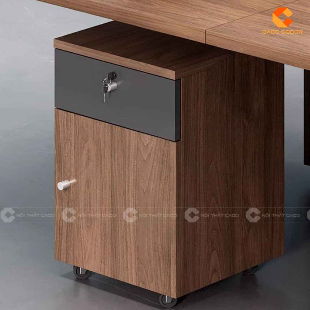 Hộc tủ di động của bàn làm việc nhân viên BLVNV34 có ngăn khóa