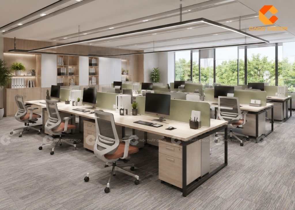 Khoảng Cách Giữa 2 Bàn Làm Việc Chuẩn Cho Văn Phòng 9