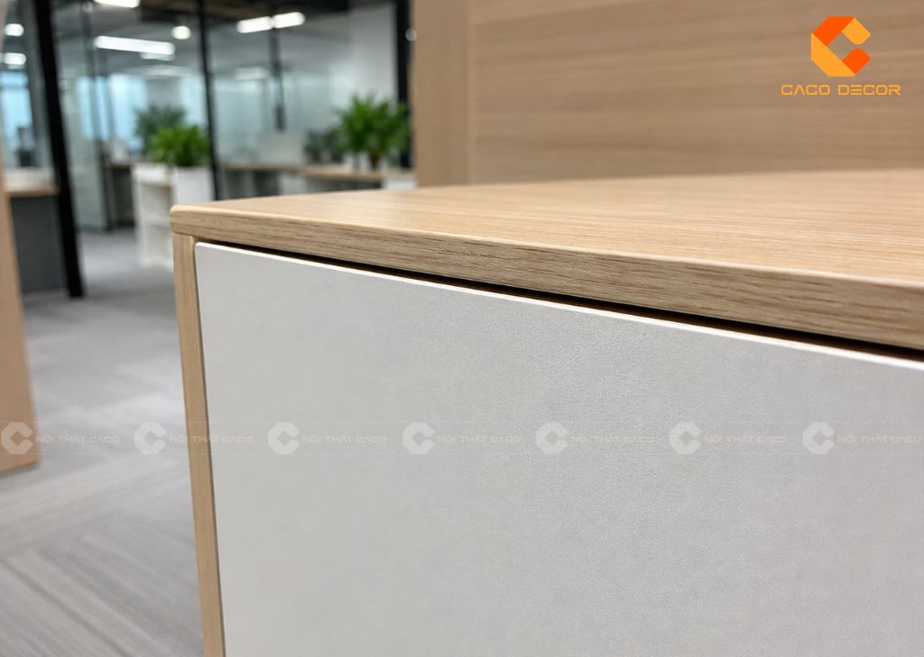 Chi tiết dán cạnh tủ locker gỗ công nghiệp