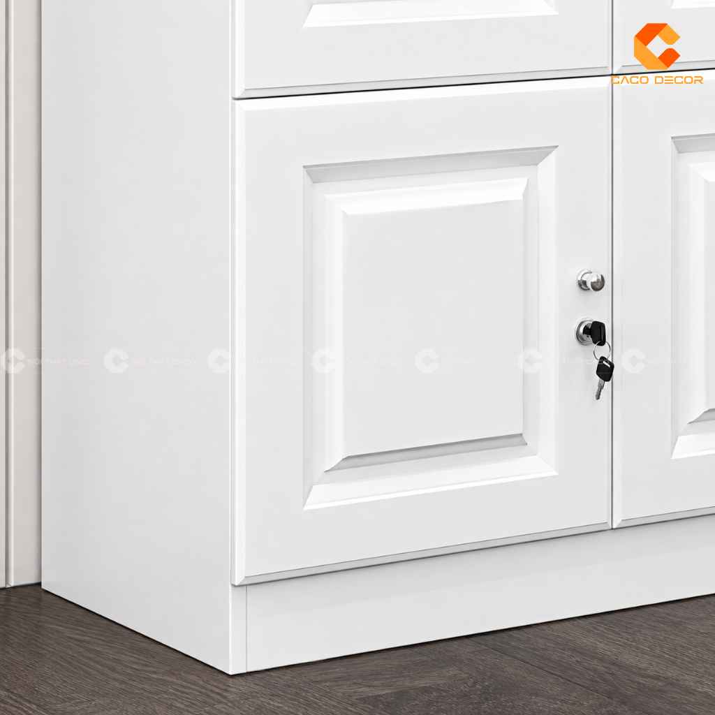 Chi tiết khóa cơ trên tủ locker LK08