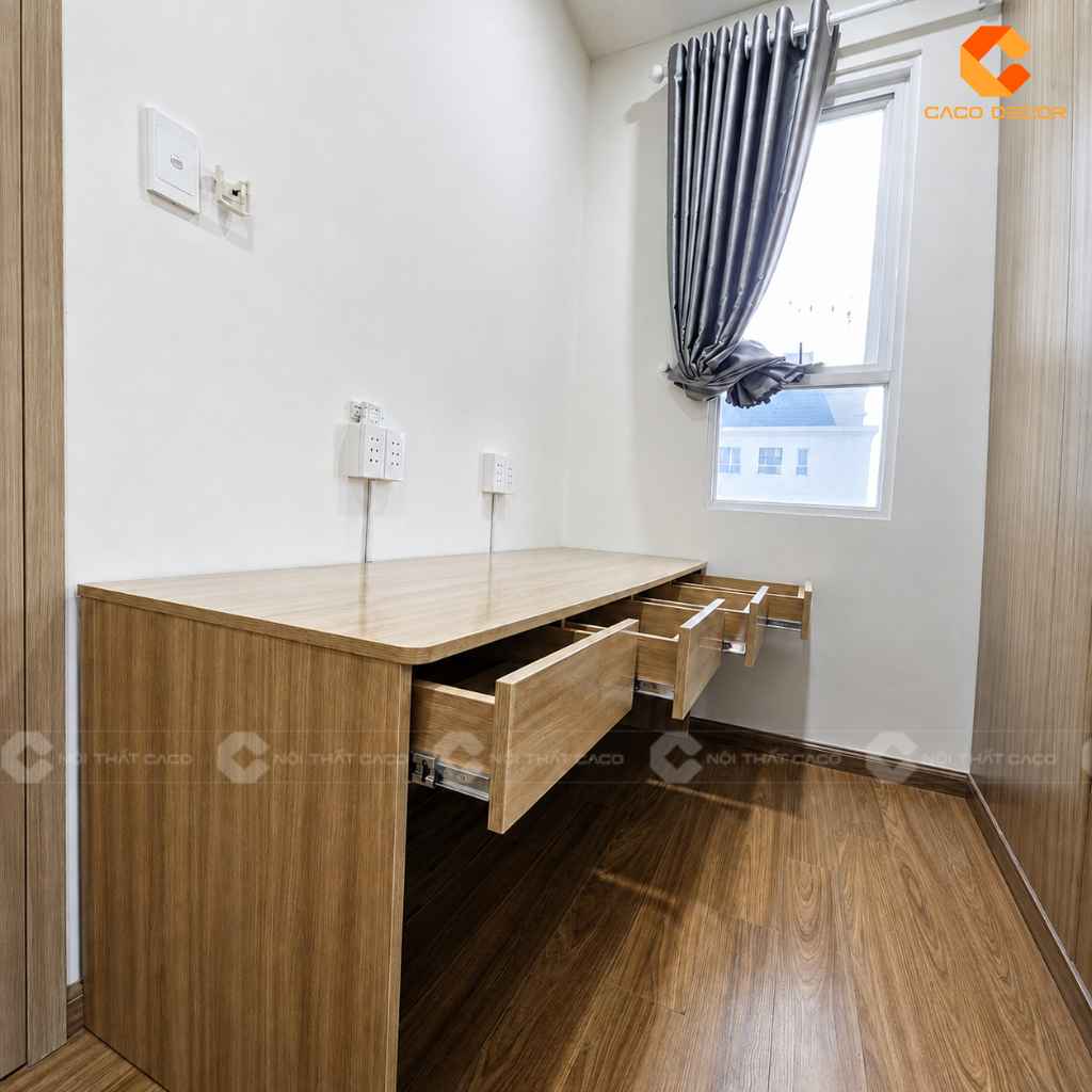 Chi tiết ray trượt ngăn kéo bàn làm việc Bình Đông