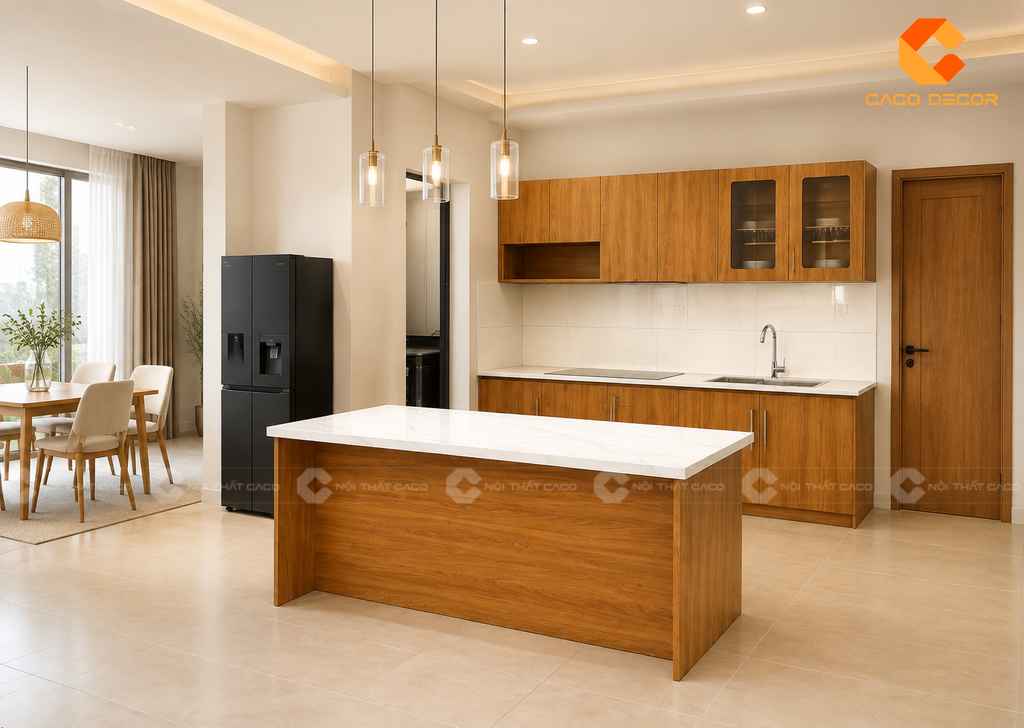 Nên Làm Tủ Bếp Nhựa Hay Gỗ Công Nghiệp? So Sánh Chi Tiết 15