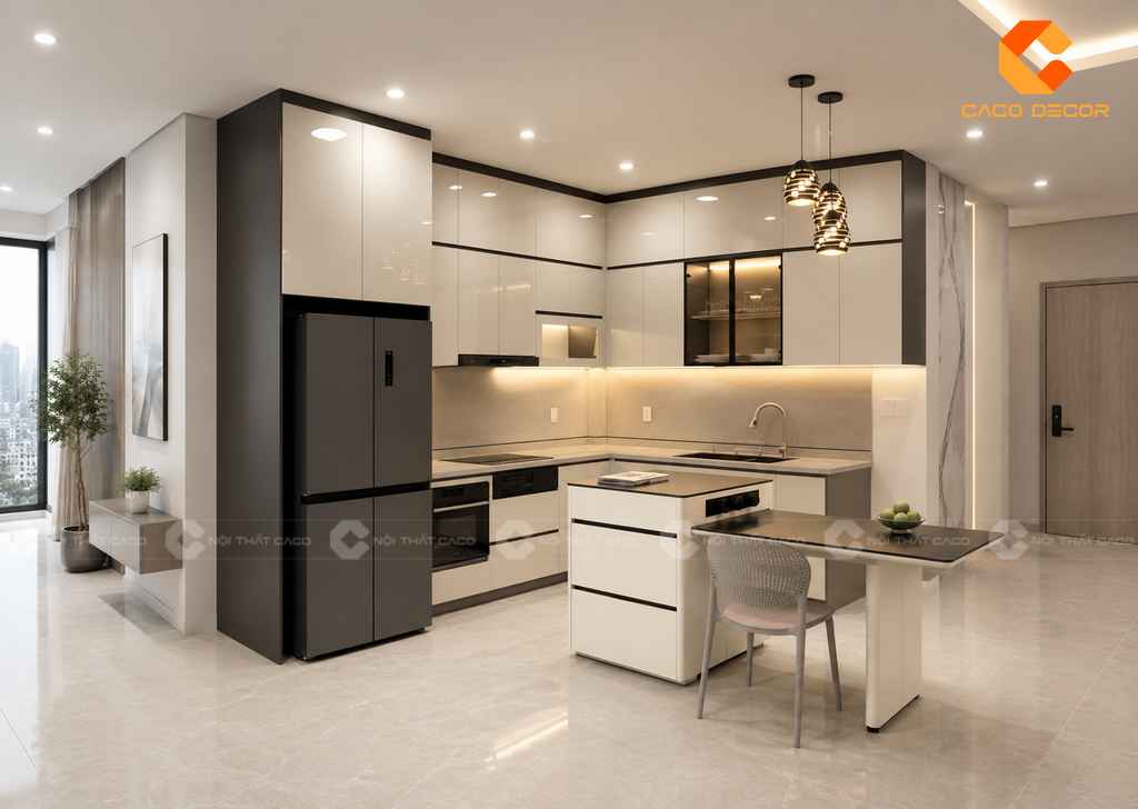 Nên Làm Tủ Bếp Nhựa Hay Gỗ Công Nghiệp? So Sánh Chi Tiết 9