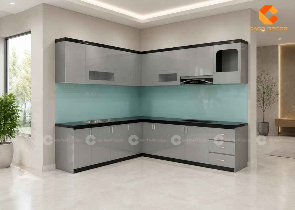 Nên Làm Tủ Bếp Nhựa Hay Gỗ Công Nghiệp? So Sánh Chi Tiết 6