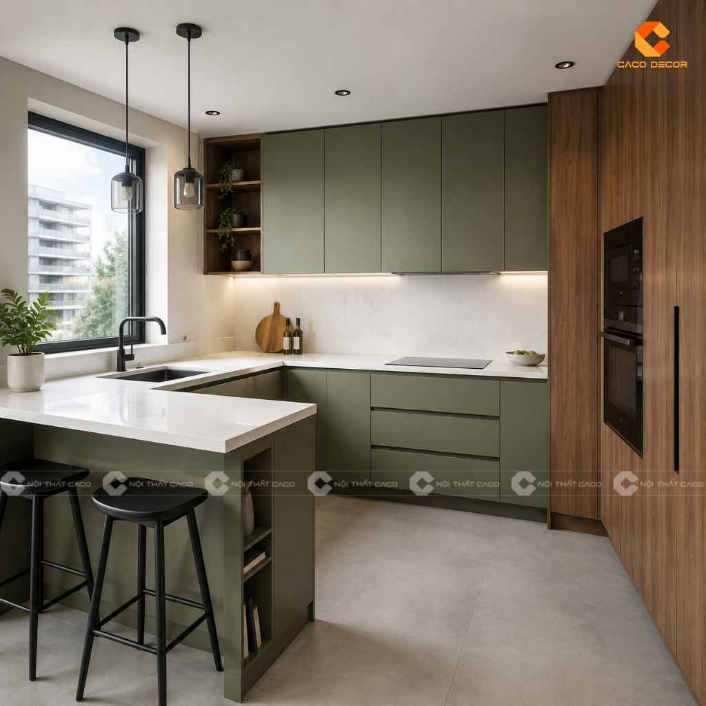 Xưởng Đóng Tủ Bếp Gỗ Công Nghiệp TPHCM Theo Yêu Cầu 1