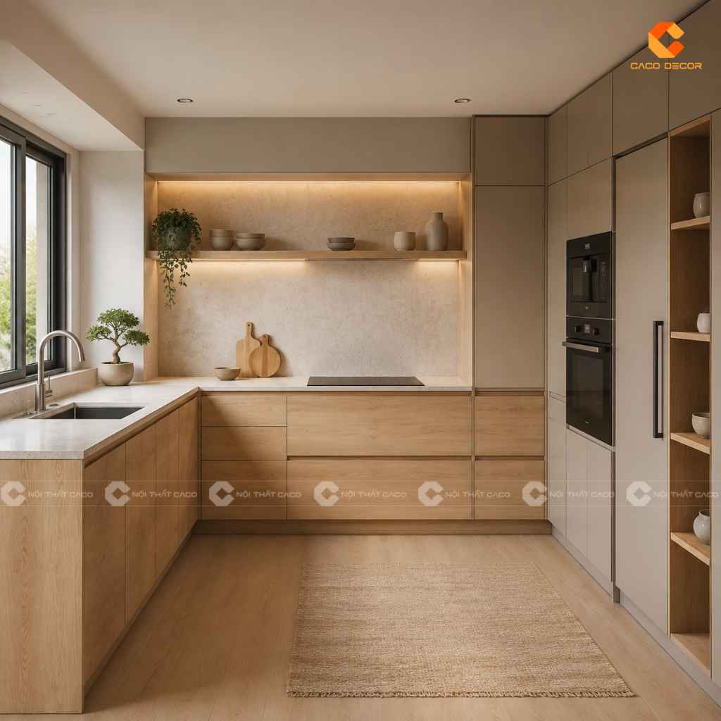 Xưởng Đóng Tủ Bếp Gỗ Công Nghiệp TPHCM Theo Yêu Cầu 7
