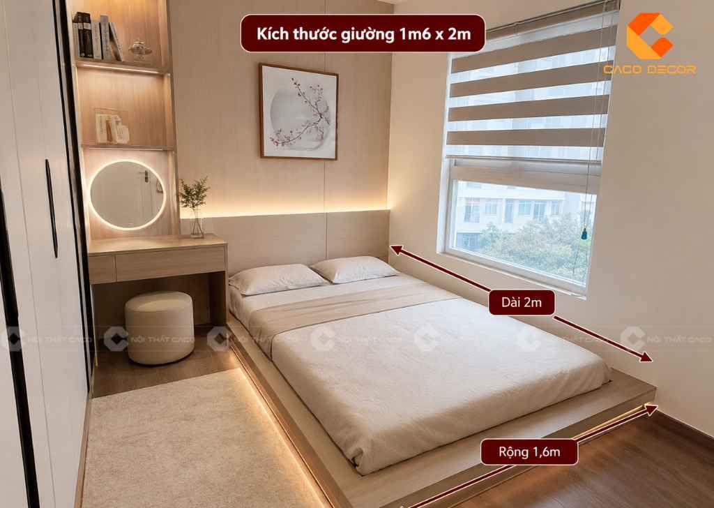Giường Bệt Kiểu Nhật Đẹp: 30+ Mẫu Thiết Kế Hiện Đại, Giá Tốt 7