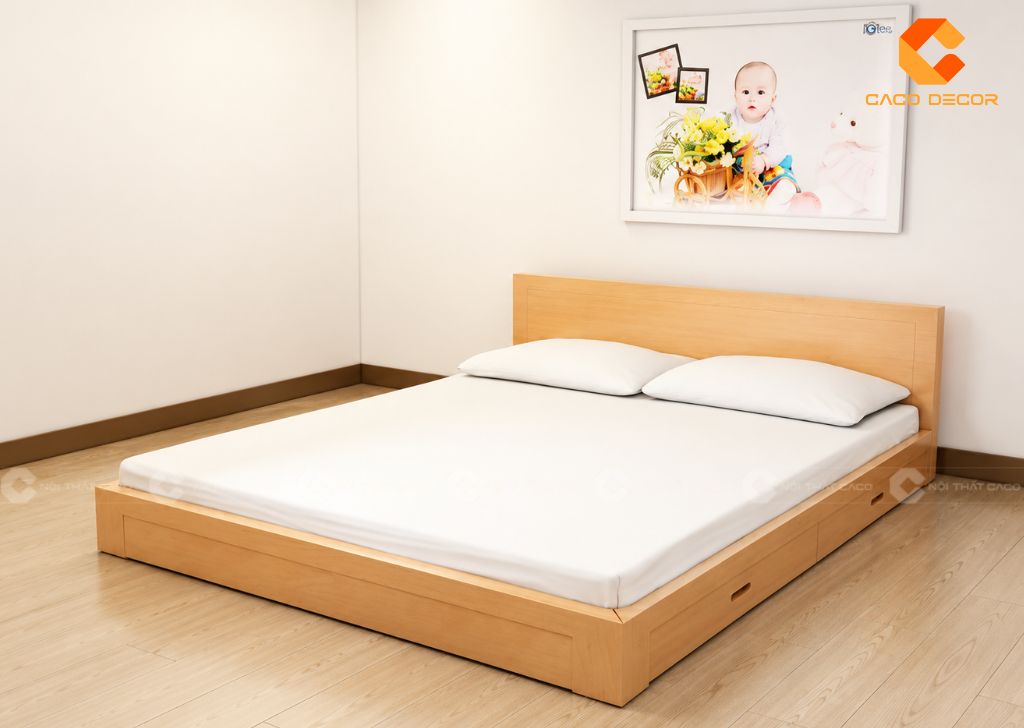 Giường Bệt Kiểu Nhật Đẹp: 30+ Mẫu Thiết Kế Hiện Đại, Giá Tốt 23