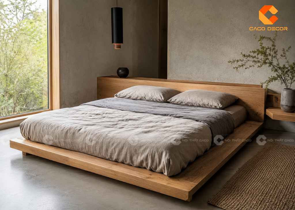 Giường Bệt Kiểu Nhật Đẹp: 30+ Mẫu Thiết Kế Hiện Đại, Giá Tốt 14