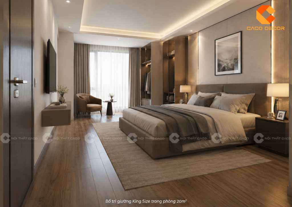 Giường King Size Kích Thước Bao Nhiêu? Mẫu Đẹp 2026 15