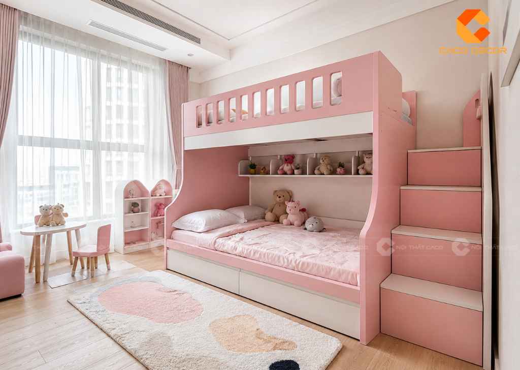 TOP 20 Mẫu Giường Tầng Gỗ Công Nghiệp Đẹp, Giá Xưởng 2026 6