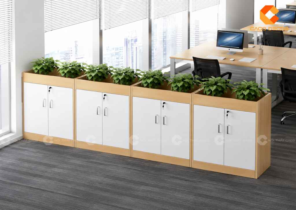  TOP 22 Mẫu Tủ Hồ Sơ Thấp 2 Cánh Đẹp, Gọn Cho Văn Phòng 10