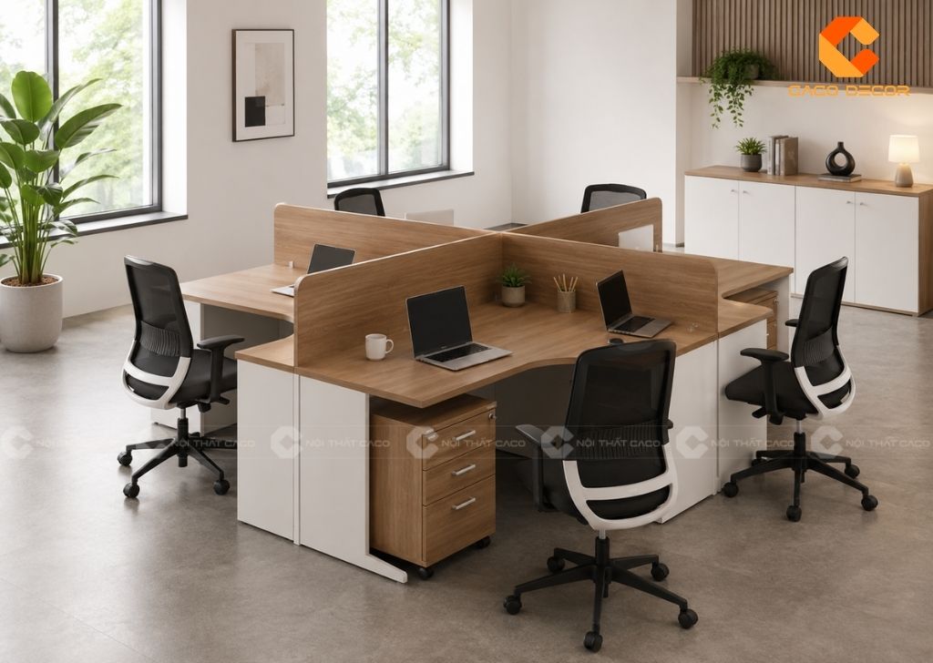 Khoảng Cách Giữa 2 Bàn Làm Việc Chuẩn Cho Văn Phòng 15