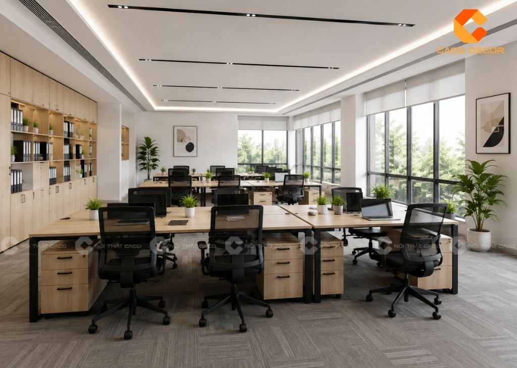 Khoảng Cách Giữa 2 Bàn Làm Việc Chuẩn Cho Văn Phòng 19