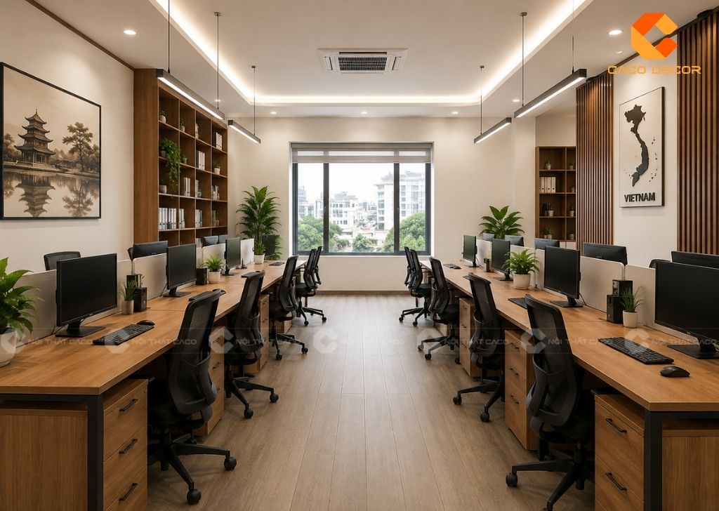 Khoảng Cách Giữa 2 Bàn Làm Việc Chuẩn Cho Văn Phòng 20