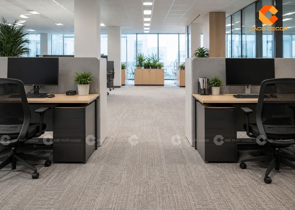 Khoảng Cách Giữa 2 Bàn Làm Việc Chuẩn Cho Văn Phòng 21
