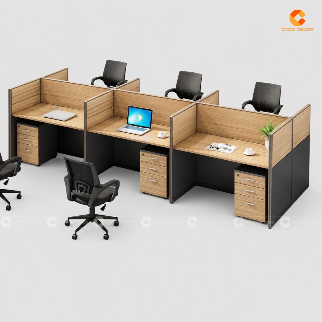 Bàn Làm Việc Nhân Viên BLVNV019 Chuẩn Mực Văn Phòng Hiện Đại 3