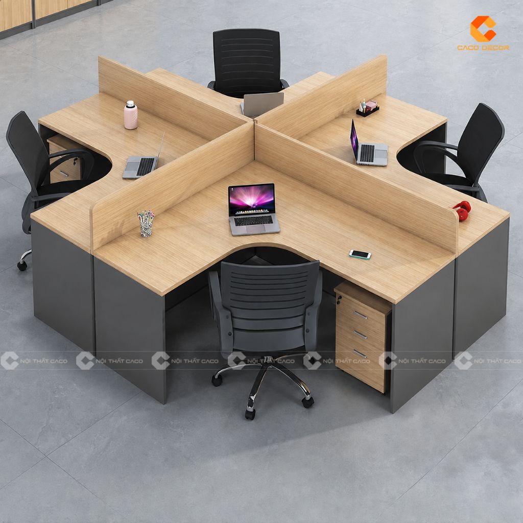 Bàn Làm Việc Nhân Viên BLVNV019 Chuẩn Mực Văn Phòng Hiện Đại 1