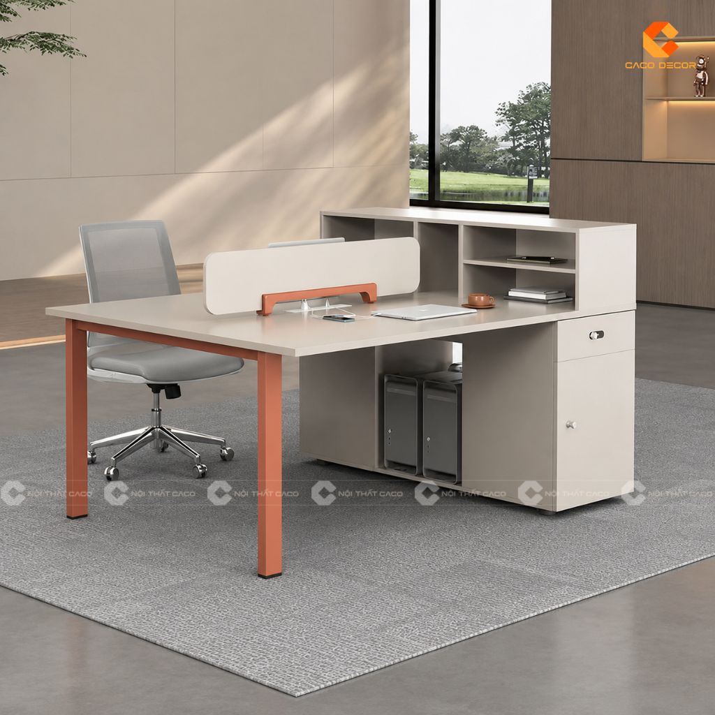Bàn Làm Việc Nhân Viên BLVNV09 Cảm Hứng Industrial 1