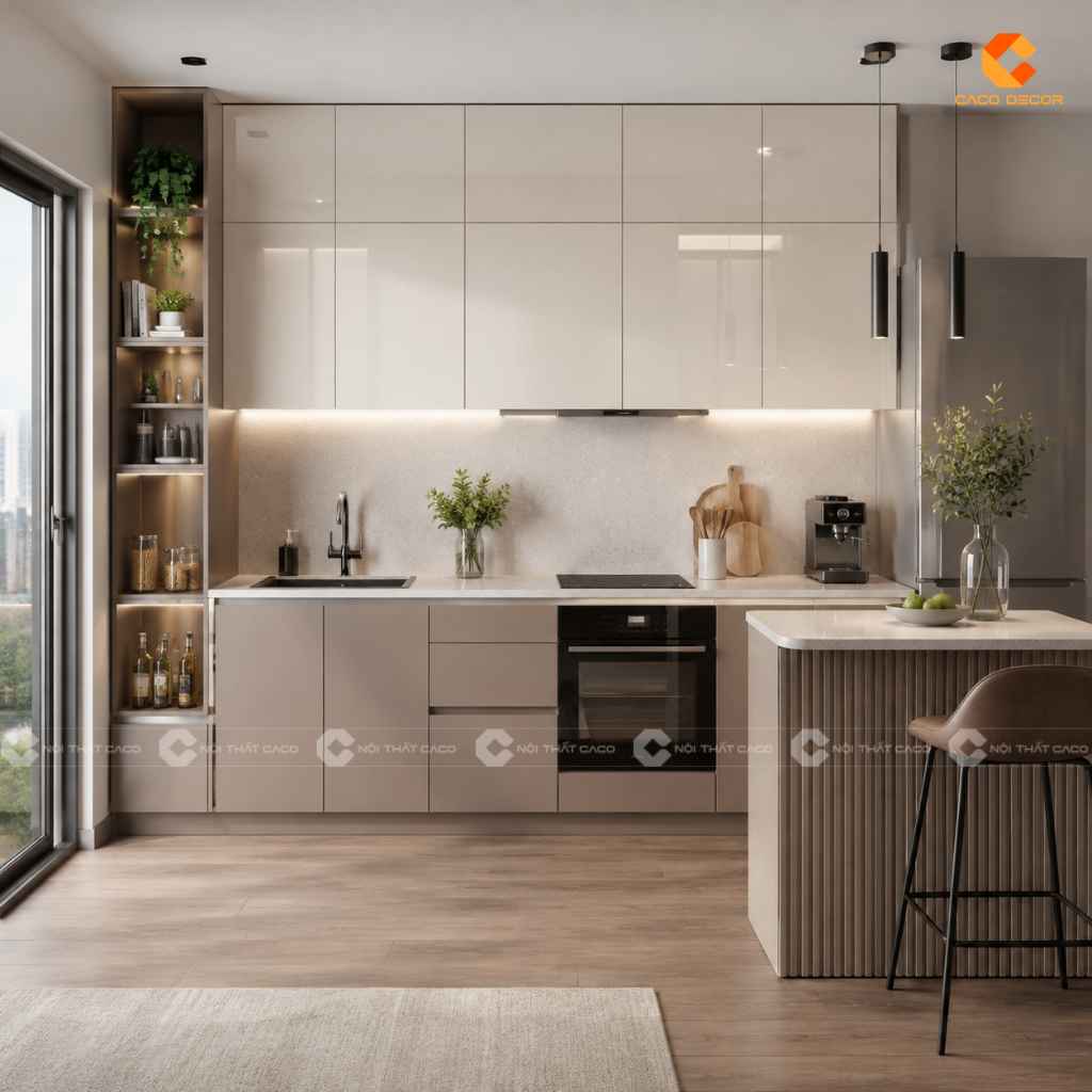 Xưởng Đóng Tủ Bếp Gỗ Công Nghiệp TPHCM Theo Yêu Cầu 10
