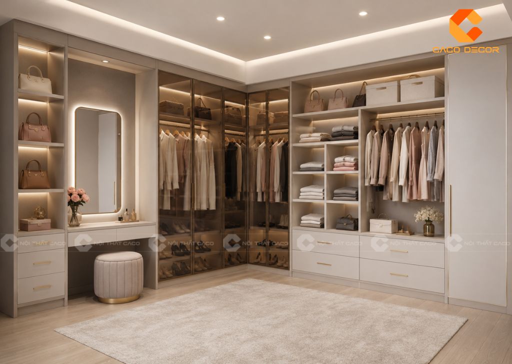 20 Mẫu Tủ Phòng Thay Đồ Đẹp, Hiện Đại Và Tiện Nghi 1