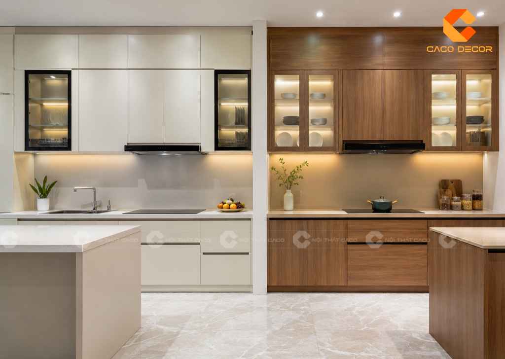 Nên Làm Tủ Bếp Nhựa Hay Gỗ Công Nghiệp? So Sánh Chi Tiết 8