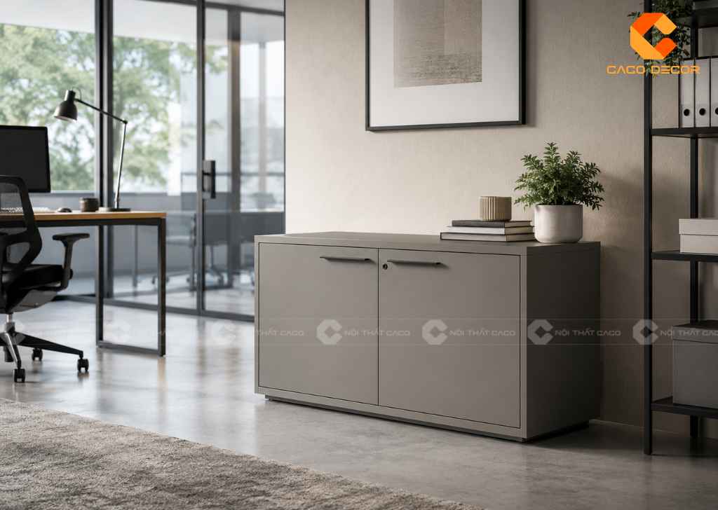  TOP 22 Mẫu Tủ Hồ Sơ Thấp 2 Cánh Đẹp, Gọn Cho Văn Phòng 6