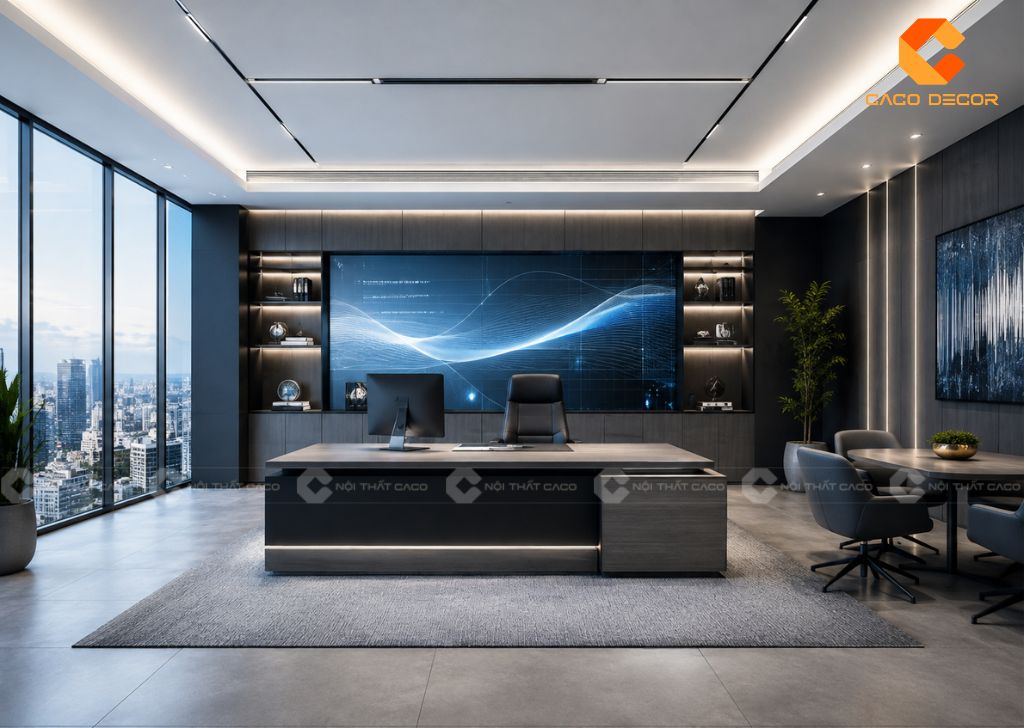 Phòng giám đốc 20m2 công ty công nghệ