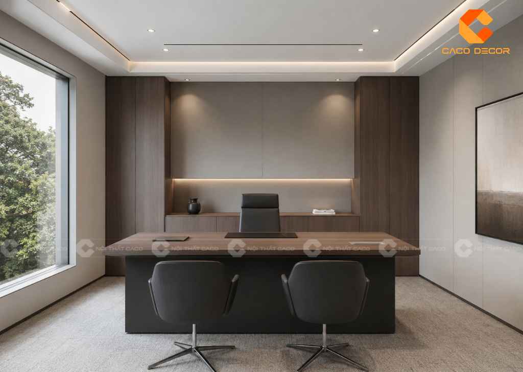 Thiết Kế Phòng Giám Đốc 20m2 Hiện Đại, Tối Ưu Không Gian 14