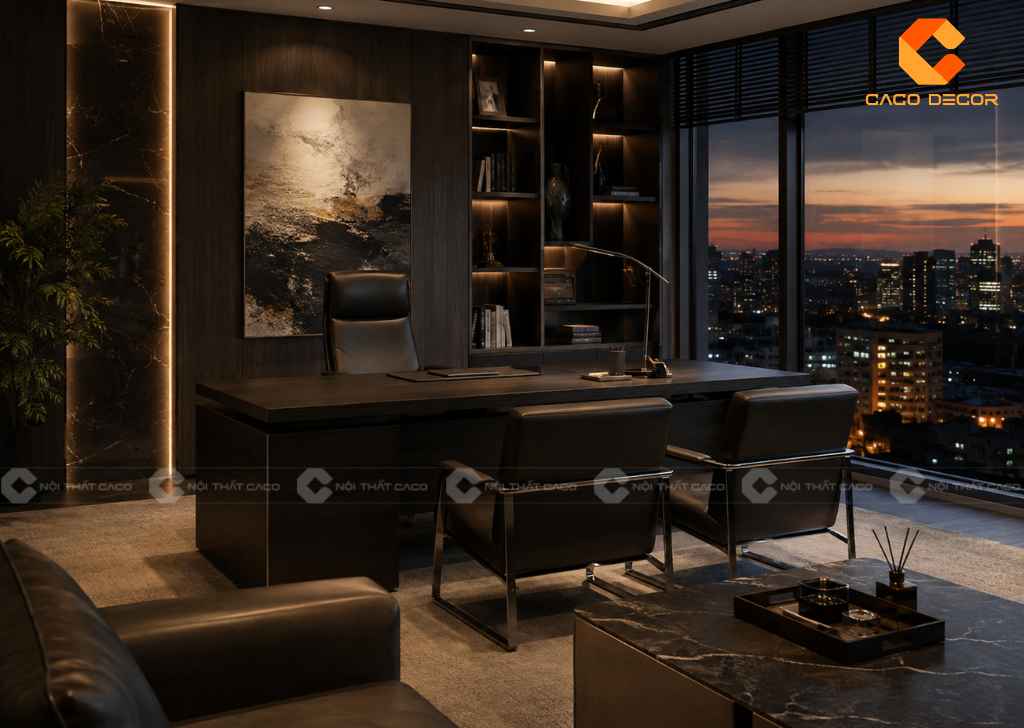 Thiết Kế Phòng Giám Đốc 20m2 Hiện Đại, Tối Ưu Không Gian 9
