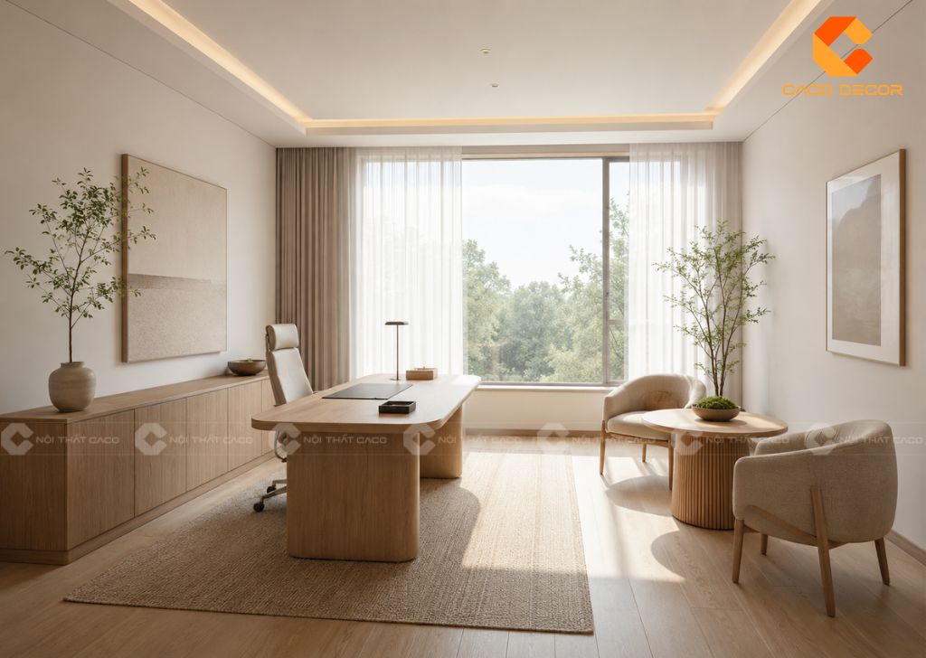 Thiết Kế Phòng Giám Đốc 20m2 Hiện Đại, Tối Ưu Không Gian 21