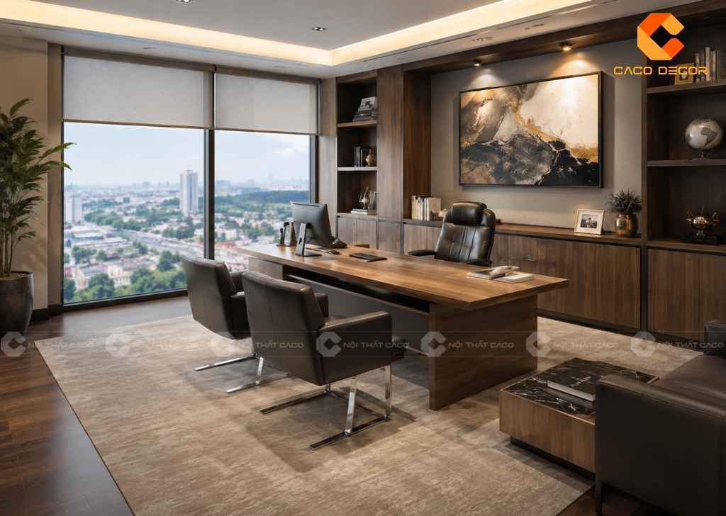 Thiết Kế Phòng Giám Đốc 20m2 Hiện Đại, Tối Ưu Không Gian 1