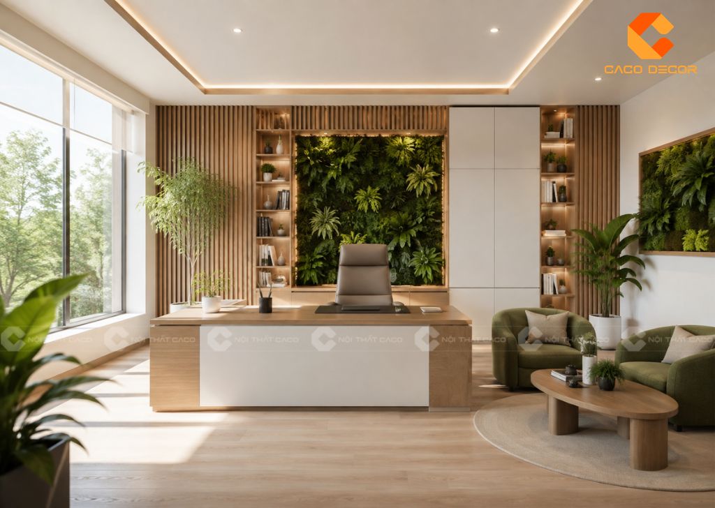 Thiết Kế Phòng Giám Đốc 20m2 Hiện Đại, Tối Ưu Không Gian 4