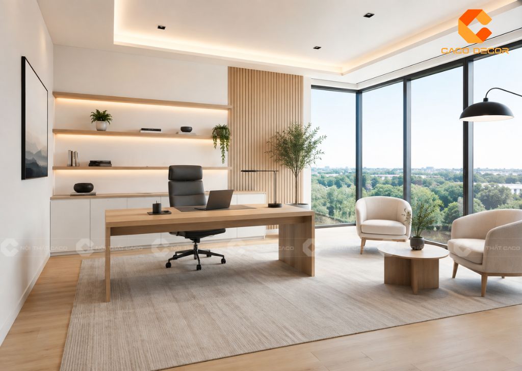 Thiết Kế Phòng Giám Đốc 20m2 Hiện Đại, Tối Ưu Không Gian 10