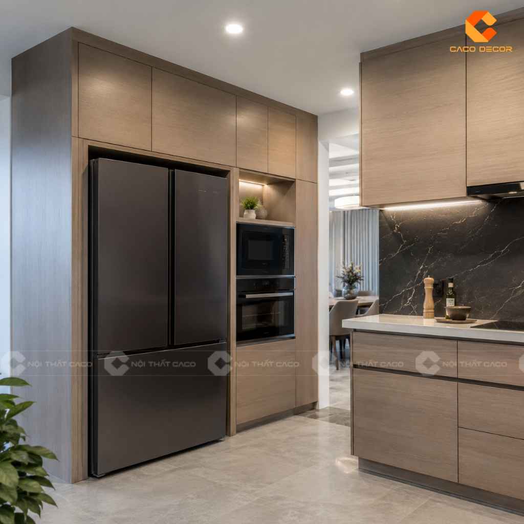 Xưởng Đóng Tủ Bếp Gỗ Công Nghiệp TPHCM Theo Yêu Cầu 6