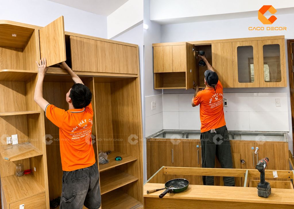 Thợ CaCo thi công nội thất chung cư phường An Hội Đông