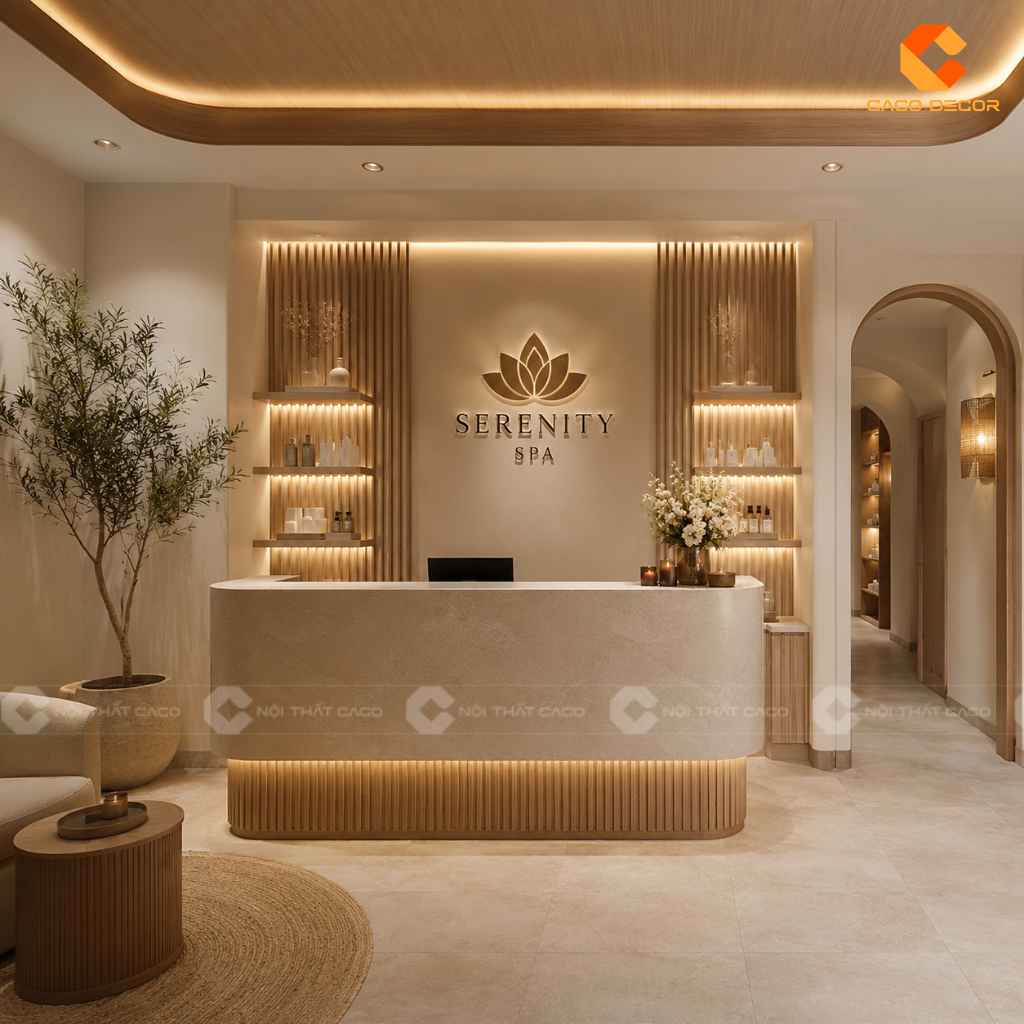 Cách Trang Trí Quầy Lễ Tân Đẹp Cho Từng Không Gian 19