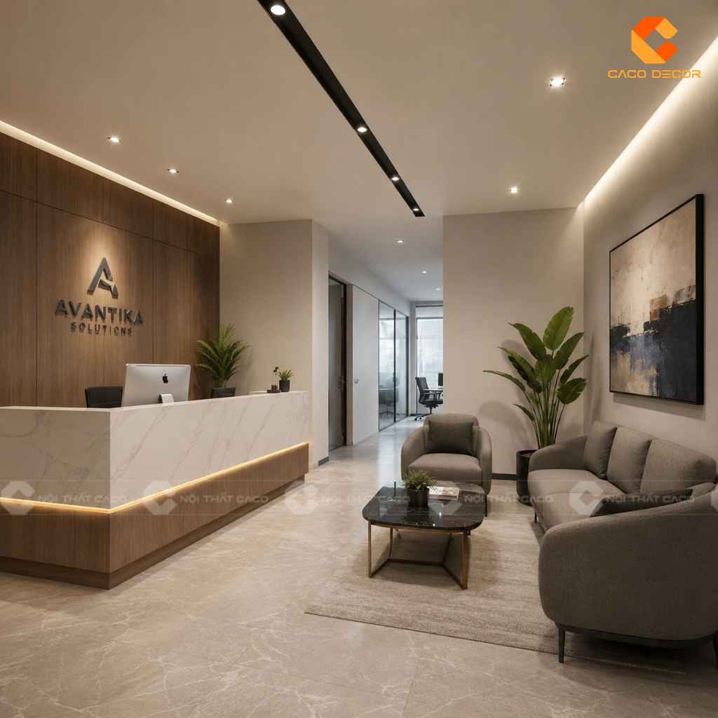 Cách Trang Trí Quầy Lễ Tân Đẹp Cho Từng Không Gian 1