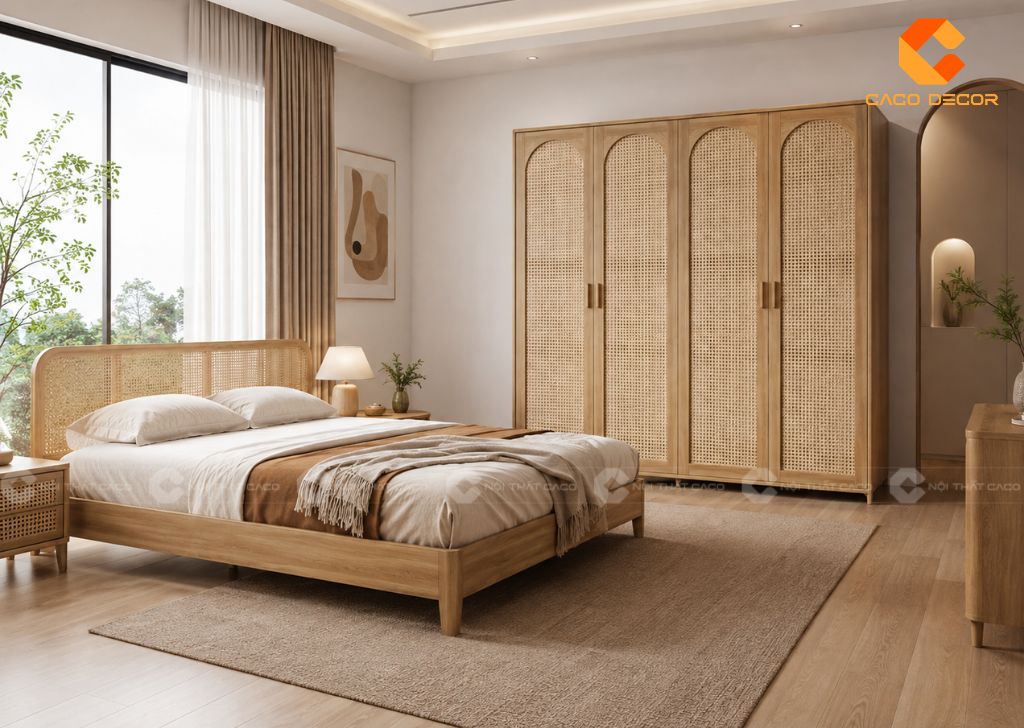 29 Mẫu Tủ Quần Áo Cánh Mây Đẹp, Thoáng Và Sang Trọng 11