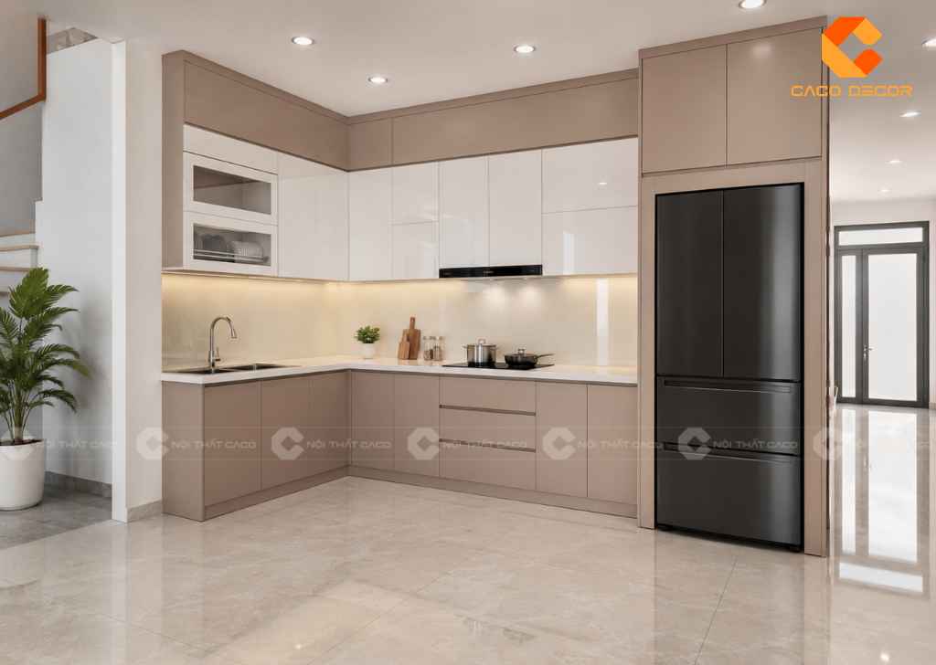 Nên Làm Tủ Bếp Nhựa Hay Gỗ Công Nghiệp? So Sánh Chi Tiết 17