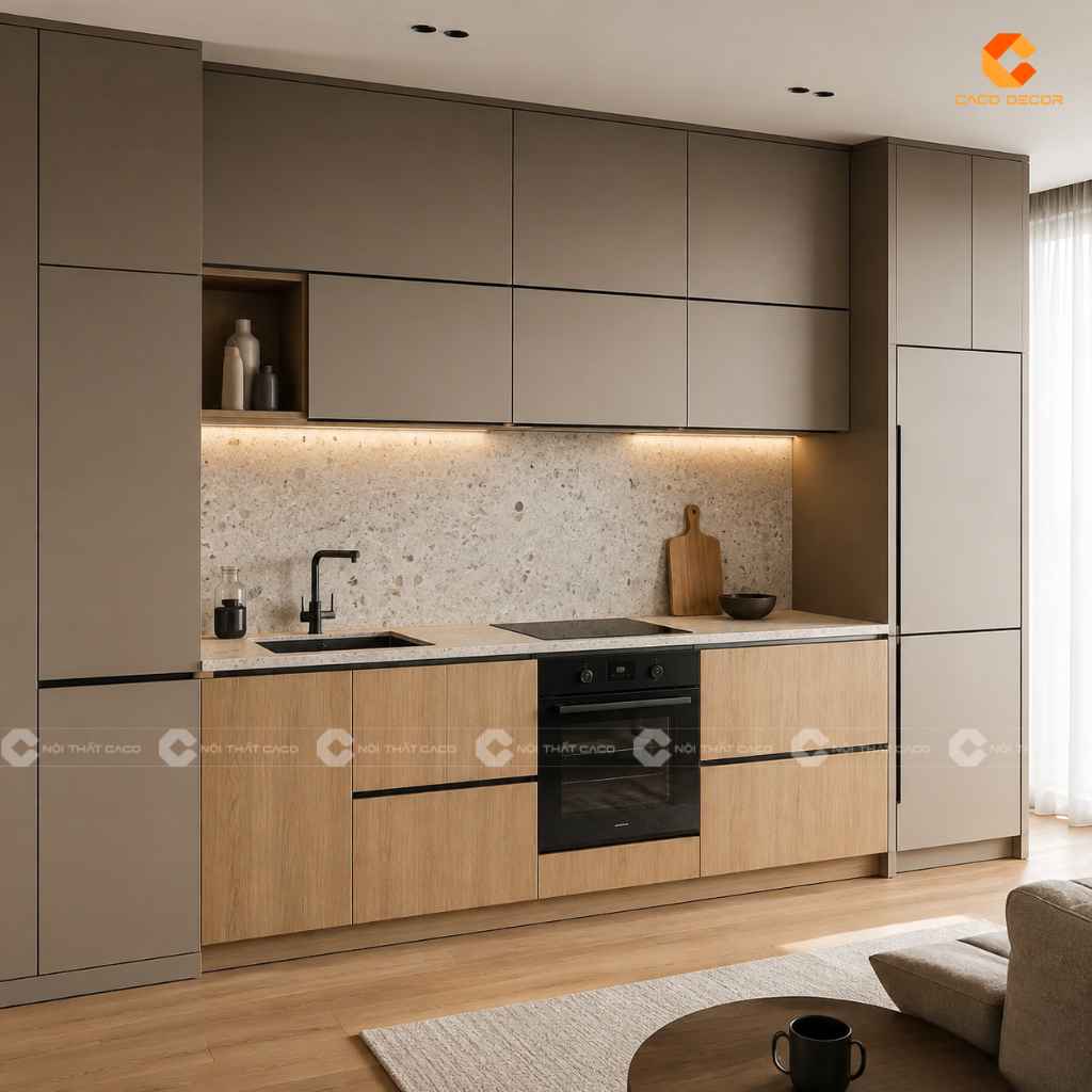 Xưởng Đóng Tủ Bếp Gỗ Công Nghiệp TPHCM Theo Yêu Cầu 20
