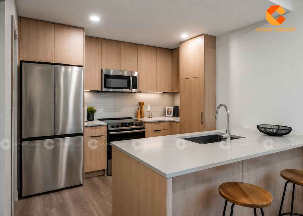 Tủ Bếp Laminate: Mẫu Đẹp, Báo Giá Mới Nhất 2026 11