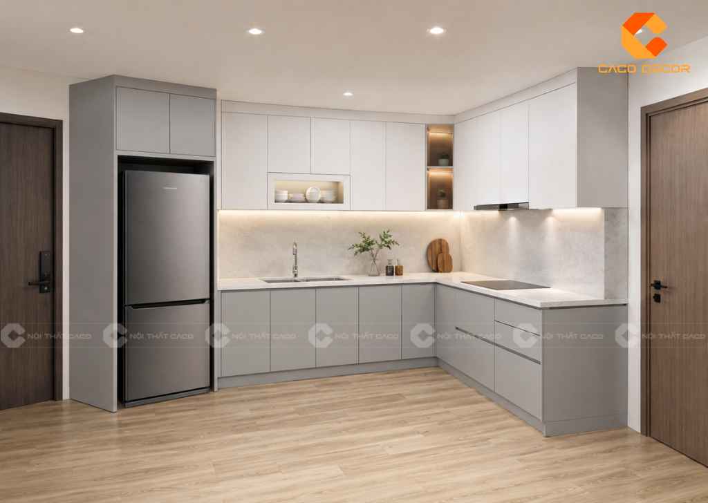 Tủ Bếp Laminate: Mẫu Đẹp, Báo Giá Mới Nhất 2026 13