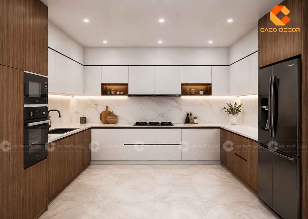 Tủ Bếp Laminate: Mẫu Đẹp, Báo Giá Mới Nhất 2026 16