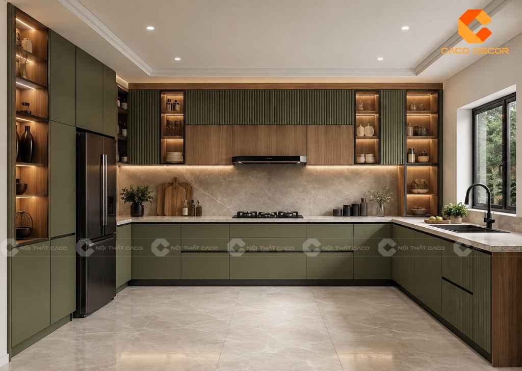 Tủ Bếp Laminate: Mẫu Đẹp, Báo Giá Mới Nhất 2026 23